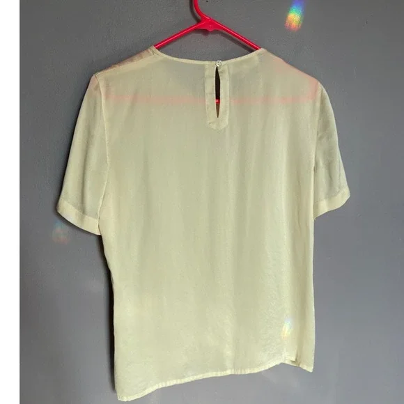 VTG Silk Blouse Luxury Femme Boss Office Escada Exclusive Neiman Marcus Small - Picture 5 of 6